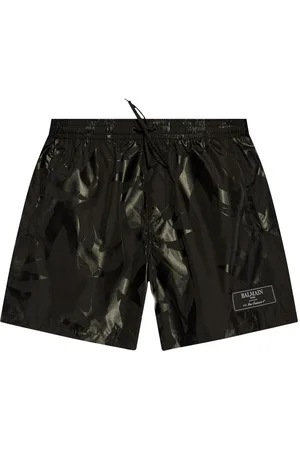 Balmain Costume da bagno con stampa grafica