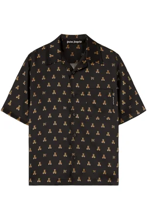 Palm Angels Camicia Bear Monogram