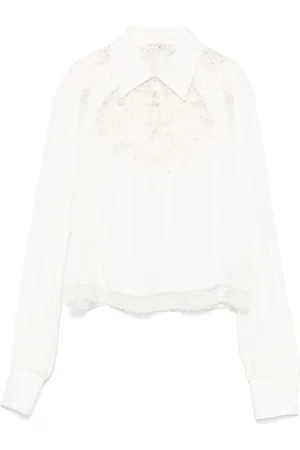 ERMANNO SCERVINO Blusa con applicazione in pizzo