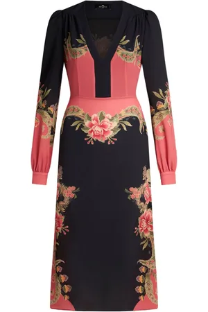 Etro Abito midi a fiori
