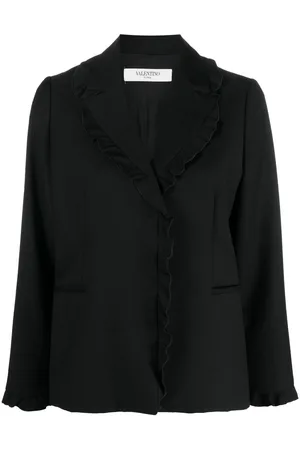 VALENTINO GARAVANI Blazer con ruches anni 2000