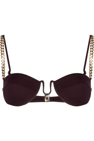 Stella McCartney Top bikini con catena