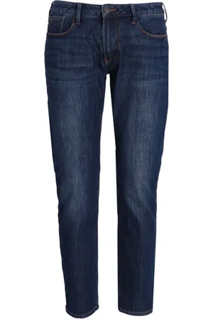 Emporio Armani Jeans dritti con effetto schiarito
