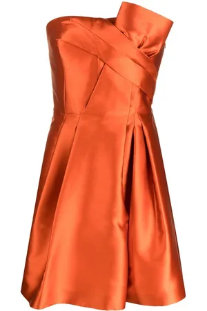 Alberta Ferretti Abito corto satinato