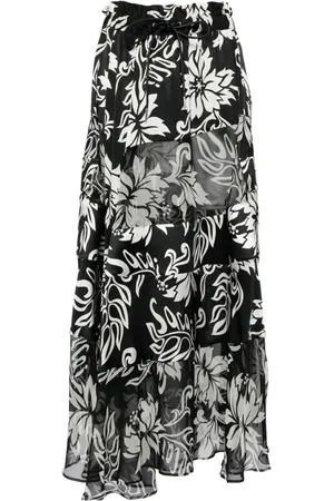 SACAI Gonna midi a fiori