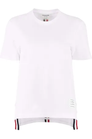 Thom Browne T-shirt con dettaglio RWB