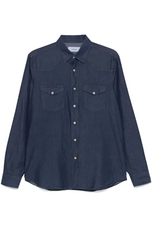 LARDINI Camicia denim