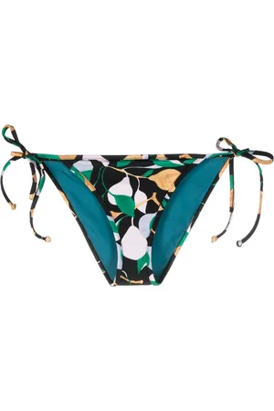 La DoubleJ Slip bikini con stampa Orchard