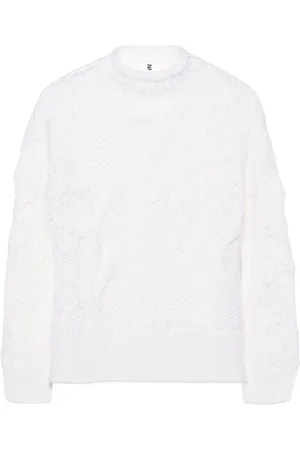 ERMANNO SCERVINO Maglione con dettaglio in pizzo