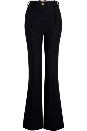 Patou Pantaloni svasati in tweed