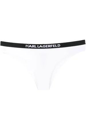 Karl Lagerfeld Slip bikini con banda logo
