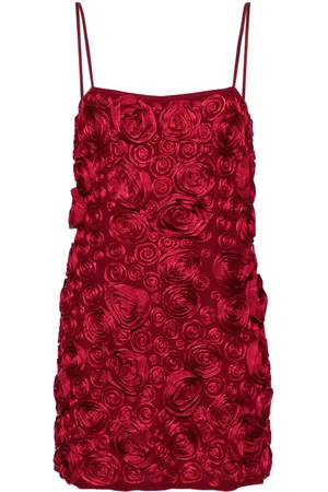 BLUMARINE Abito corto con dettaglio 3D
