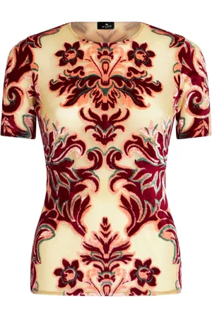 Etro T-shirt con motivo jacquard