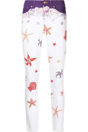 VERSACE Jeans skinny a vita bassa
