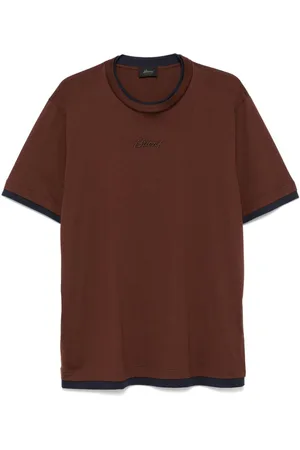 BRIONI T-shirt con ricamo