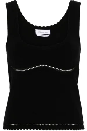 BLUMARINE Canotta con dettagli cut-out