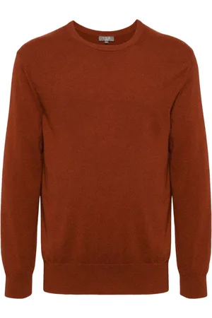 N.PEAL Maglione Oxford con scollo rotondo
