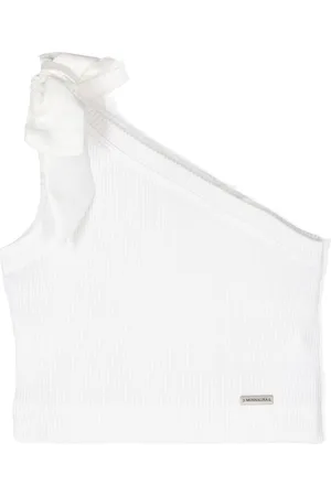 MONNALISA Top monospalla con fiocco
