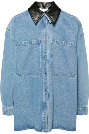 Nanushka Giacca-camicia denim