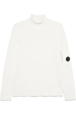 C.P. Company Maglione a coste con collo alto