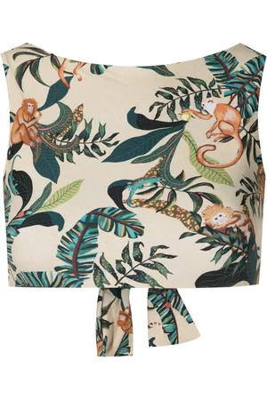 Lygia & Nanny Top bikini Iola con stampa grafica