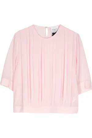 Edward Achour Paris Blusa con scollo rotondo