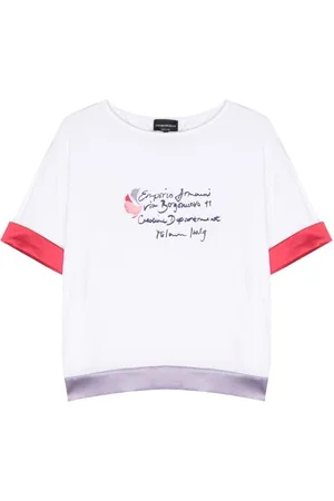 Emporio Armani T-shirt con bordo a contrasto