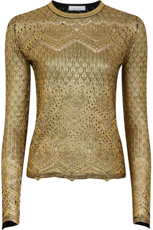 Paco rabanne Top metallizzato