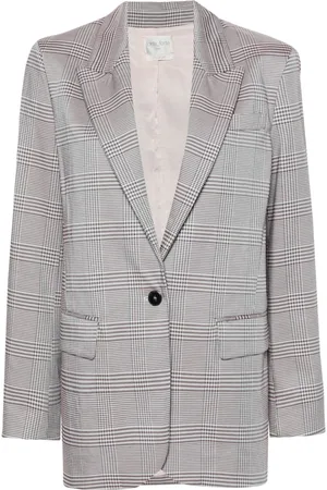 FORTE FORTE Blazer monopetto a quadri