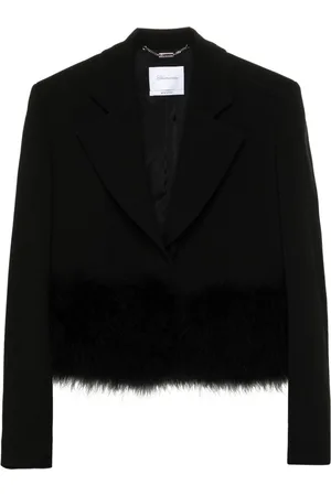 BLUMARINE Blazer con dettaglio piume