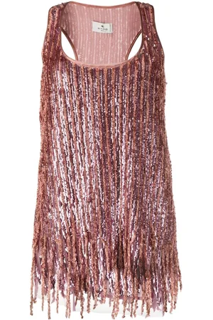 Etro Top con paillettes