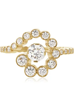 SOPHIE BILLE BRAHE Anello Escargot De Diamant in 18kt