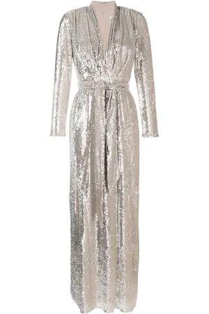 Badgley Mischka Abito da sera con paillettes