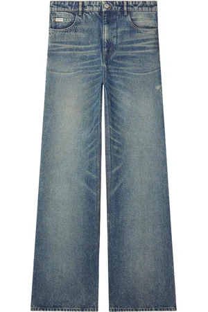 Courrèges Jeans a gamba ampia