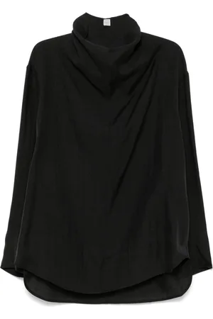 Totême Blusa con scollo a imbuto