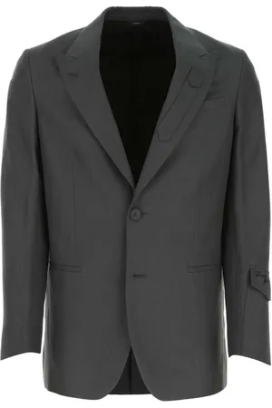 Fendi Blazer monopetto con revers a lancia