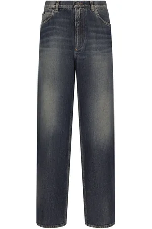 Dolce & Gabbana Jeans dritti con effetto schiarito