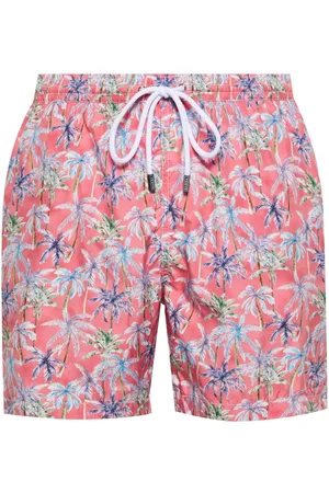 BARBA Costume da bagno con stampa palm tree