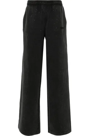 Vetements Pantaloni sportivi con cristalli