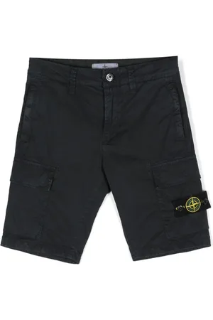 Stone Island Cargo corti con applicazione Compass