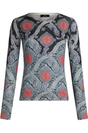 Etro Maglione con stampa paisley