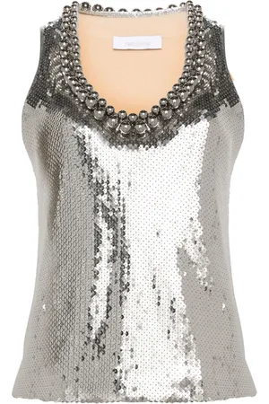 Paco rabanne Top con paillettes