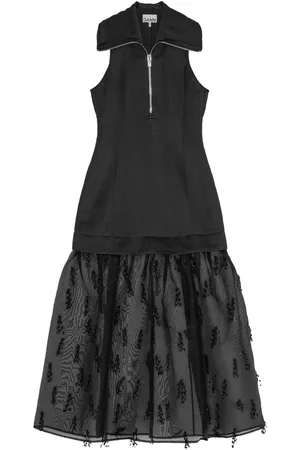 Ganni Abito midi con design a strati
