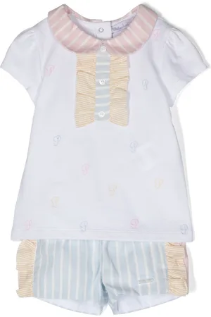 PATACHOU Set top e shorts con ruches