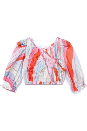 PUCCI Junior Blusa con stampa Iride