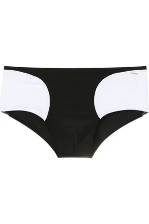 AMIR SLAMA Costume da bagno bicolore