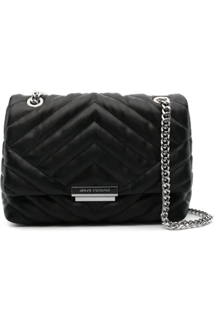 Armani Exchange Borsa a spalla con applicazione