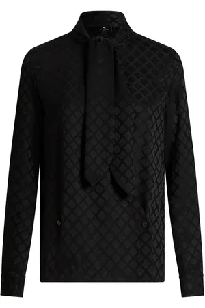 Etro Camicia jacquard con dettaglio foulard