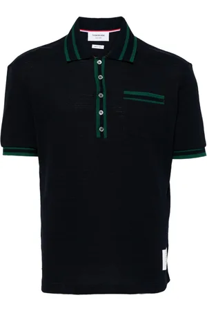 Thom Browne Polo con colletto a punta