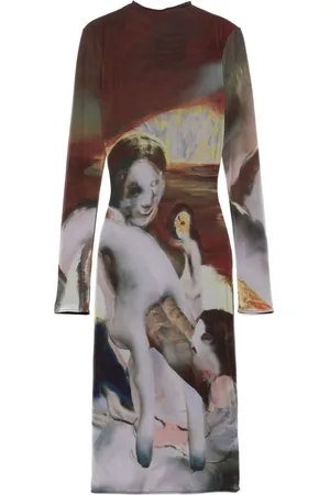 MUGLER Abito midi Sunset Sees